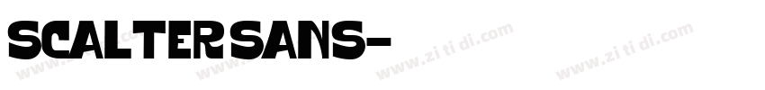 Scalter Sans字体转换 Scalter Sans字体转换